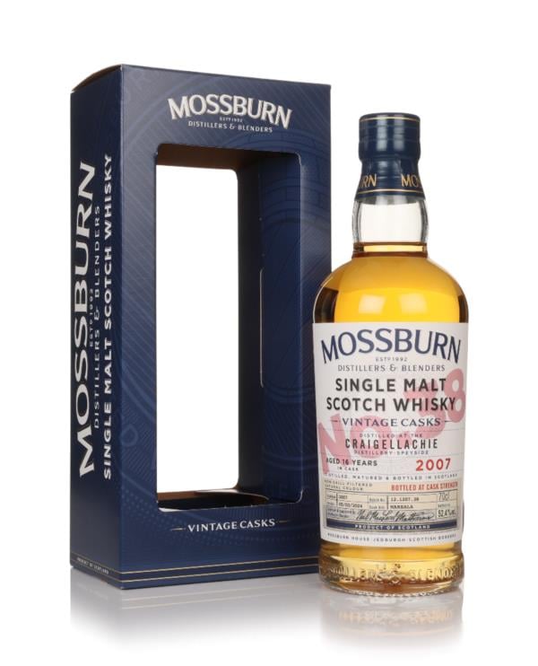 Craigellachie 16 Year Old 2007 - Vintage Casks (Mossburn) Single Malt Whisky