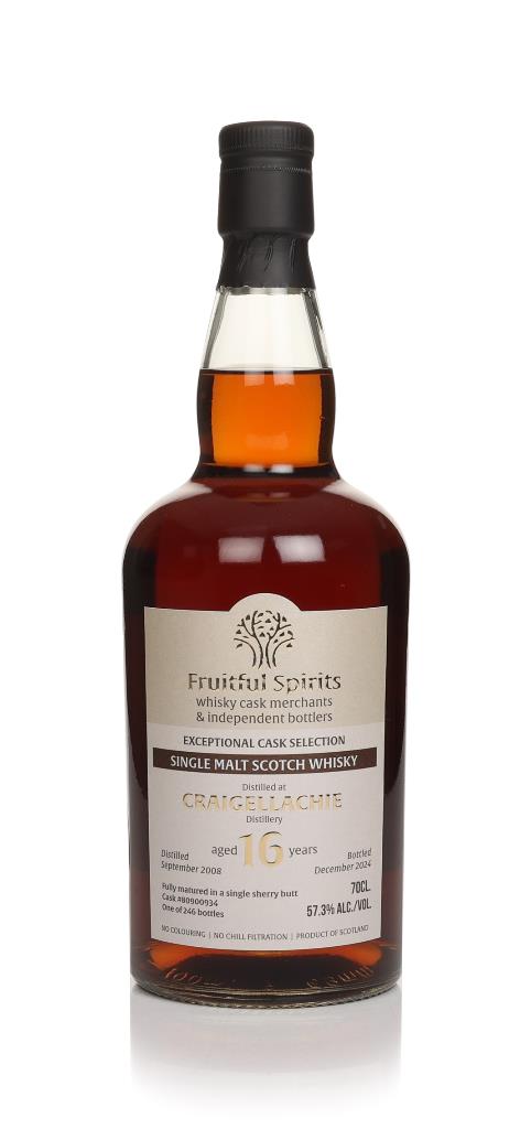 Craigellachie 16 Year Old 2008 (cask 80900934) - Exceptional Cask Sele Single Malt Whisky