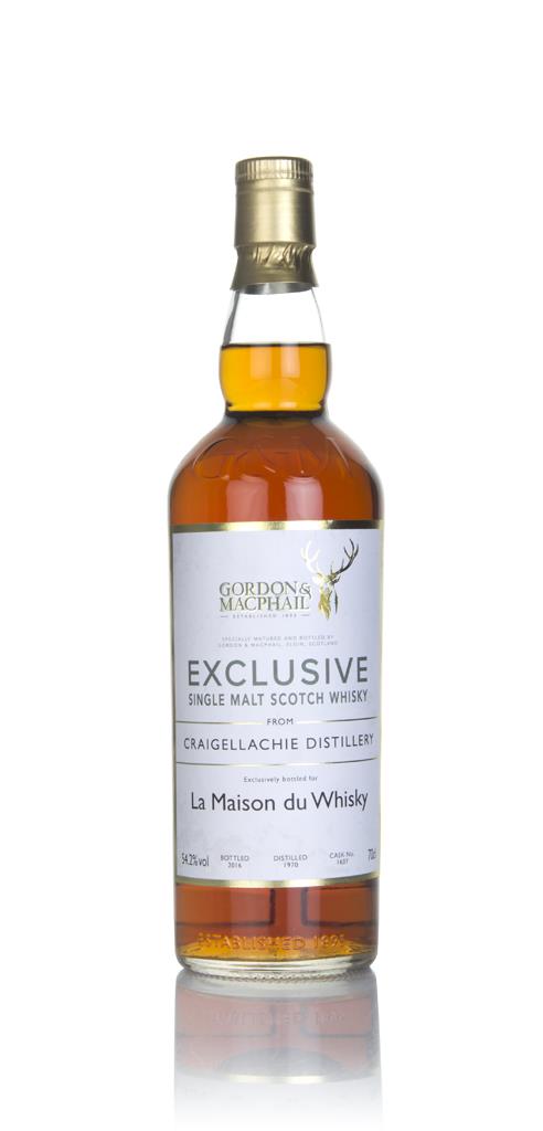 Craigellachie 46 Year Old 1970 (cask 1607) - Gordon & MacPhail (La Mai Single Malt Whisky