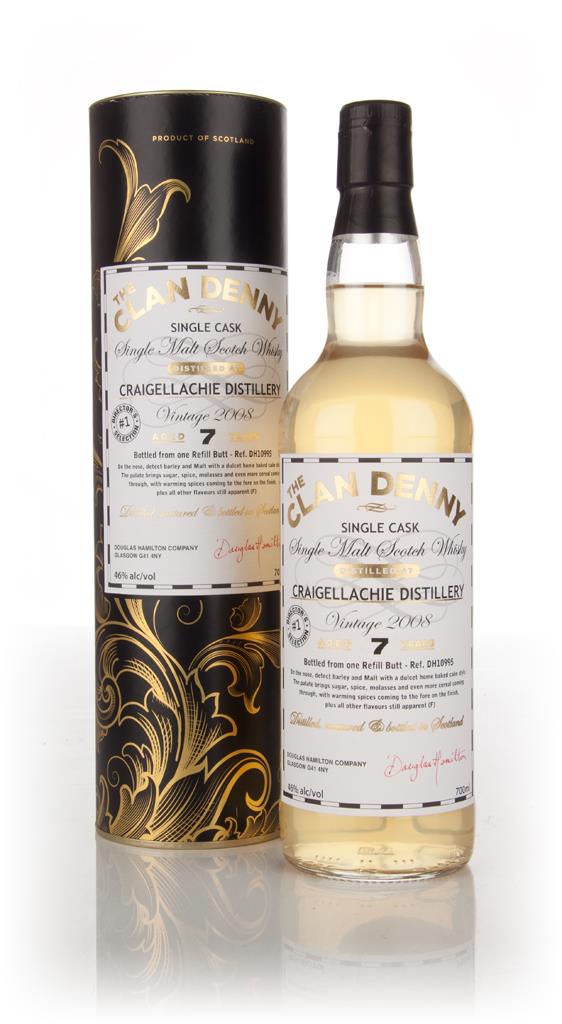 Craigellachie 7 Year Old 2008 (cask 10995) - The Clan Denny (Douglas L Single Malt Whisky