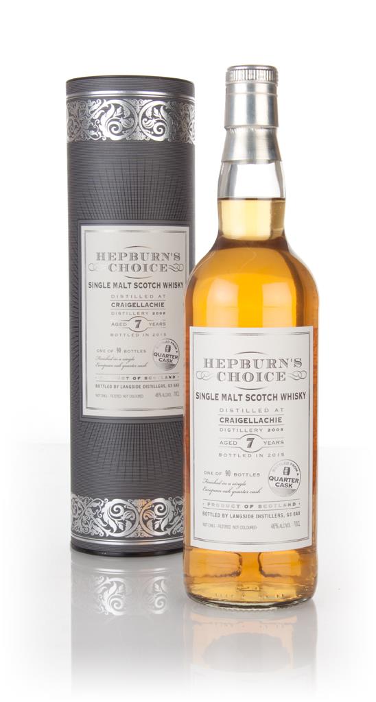 Craigellachie 7 Year Old 2008 - Hepburn's Choice (Langside) Single Malt Whisky