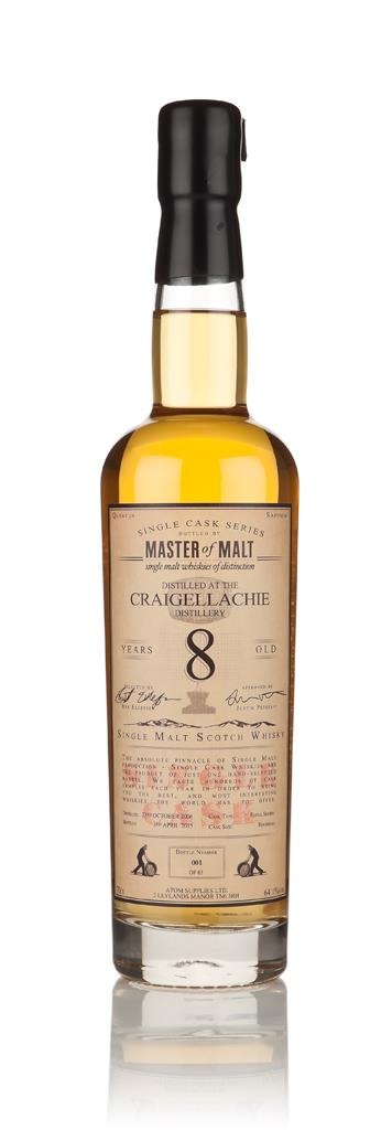 Craigellachie 8 Year Old 2006 - Single Cask (Master of Malt) Single Malt Whisky