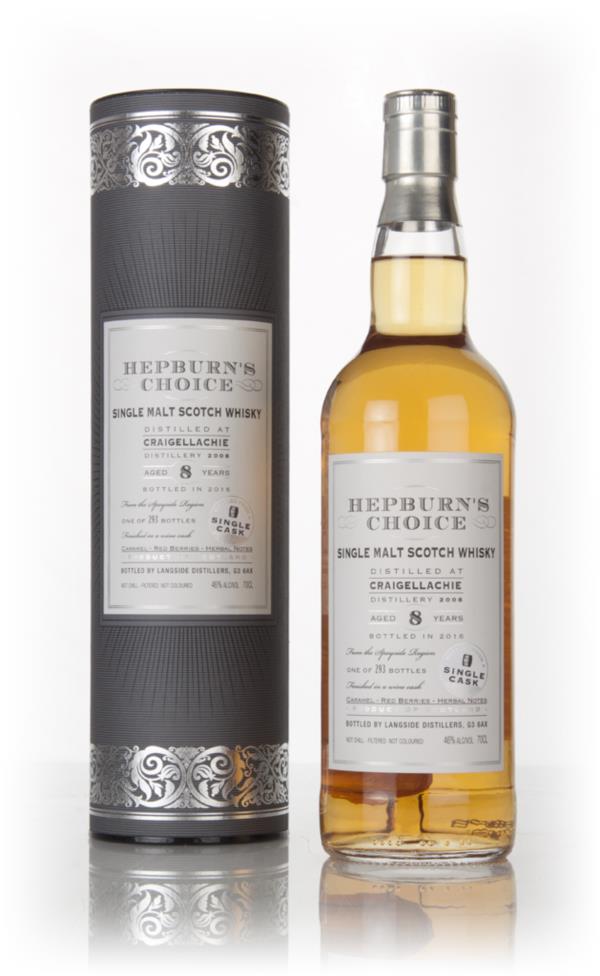 Craigellachie 8 Year Old 2008 - Hepburn's Choice (Langside) Single Malt Whisky
