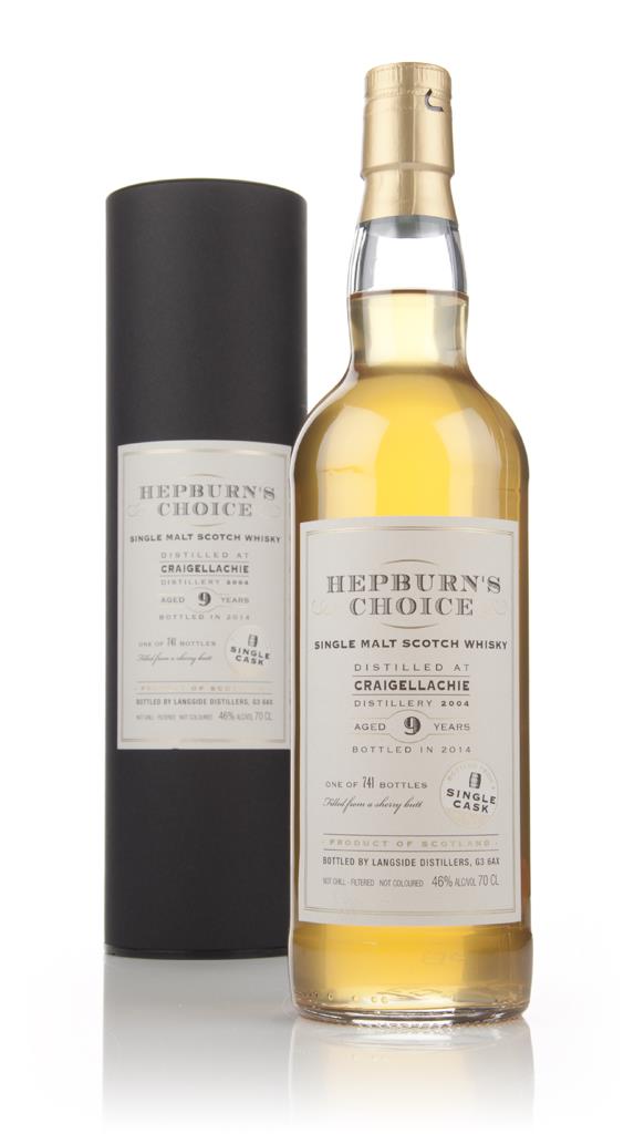 Craigellachie 9 Year Old 2004 - Hepburn's Choice (Langside) Single Malt Whisky