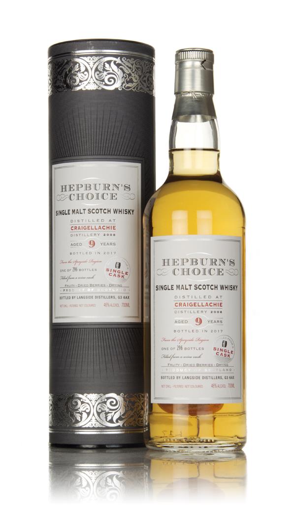Craigellachie 9 Year Old 2008 - Hepburn's Choice (Langside) Single Malt Whisky