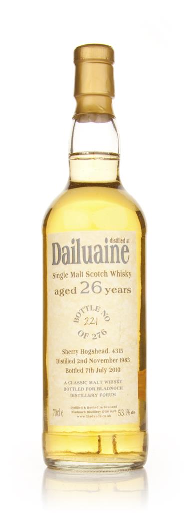 Dailuaine 26 Year Old 1983 (Bladnoch) Single Malt Whisky