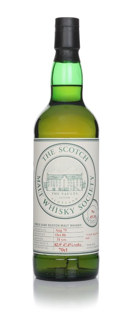 Dallas Dhu 31 Year Old 1975 (cask 45.18) - (The Scotch Malt Whisky Soc Single Malt Whisky