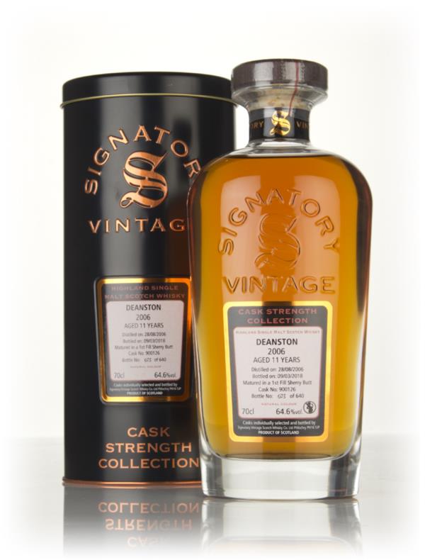 Deanston 11 Year Old 2006 (cask 900126) - Cask Strength Collection (Si Single Malt Whisky