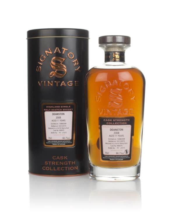 Deanston 11 Year Old 2008 (cask 900070) - Cask Strength Collection (Si Single Malt Whisky