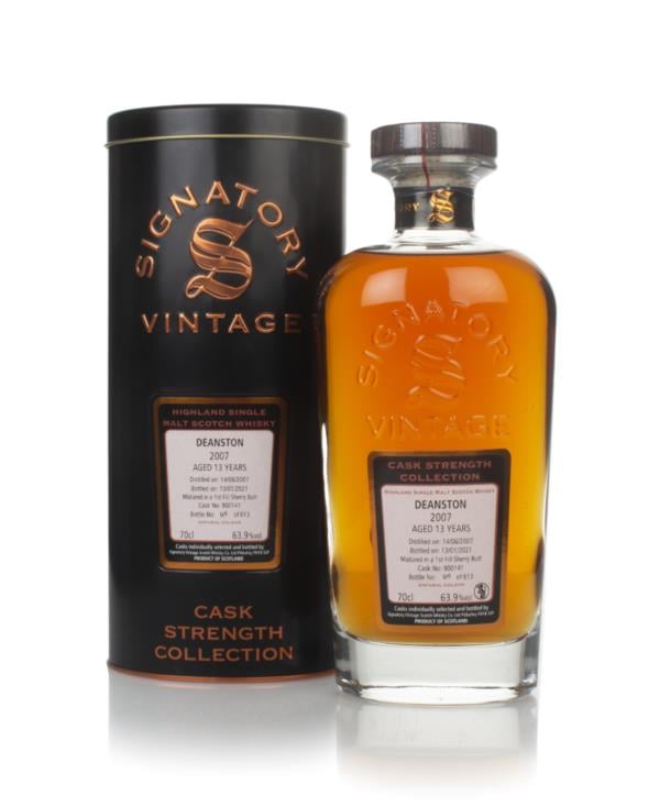 Deanston 13 Year Old 2007 (cask 900141) - Cask Strength Collection (Si Single Malt Whisky