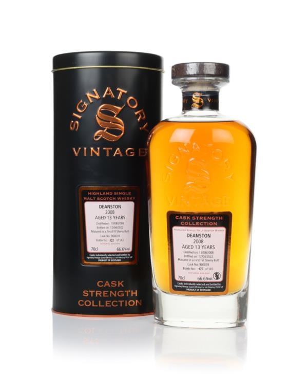 Deanston 13 Year Old 2008 (cask 900078) - Cask Strength Collection (Si Single Malt Whisky