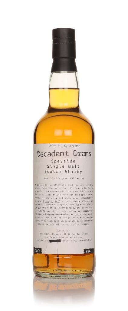 Glenlitigious 12 Year Old 2012 - Decadent Drams (Decadent Drinks) Single Malt Whisky