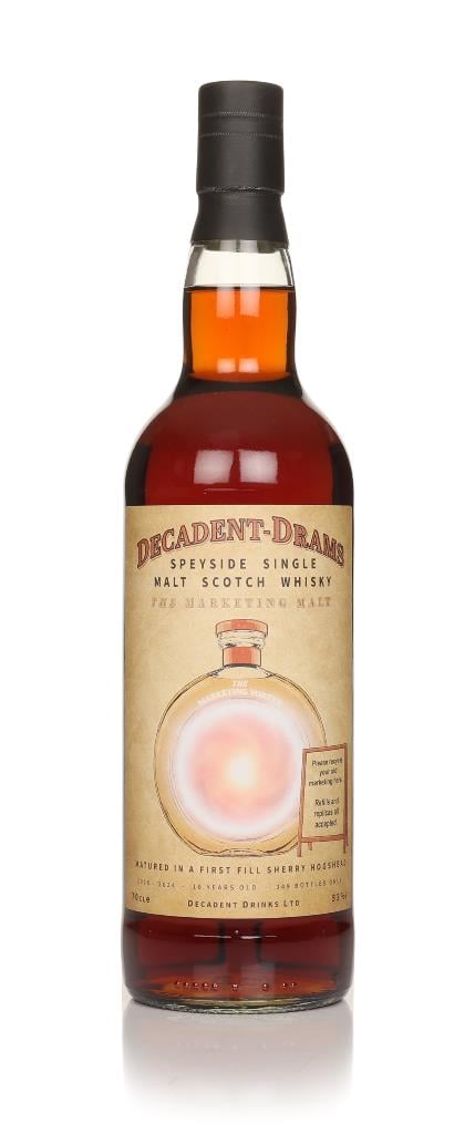 Marketing Malt 16 Year Old - Decadent Drams (Decadent Drinks) Single Malt Whisky