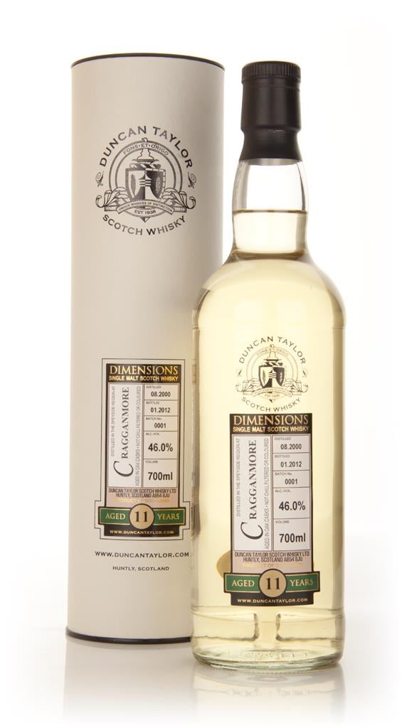 Cragganmore  11 Year Old 2000 - Dimensions (Duncan Taylor) Single Malt Whisky