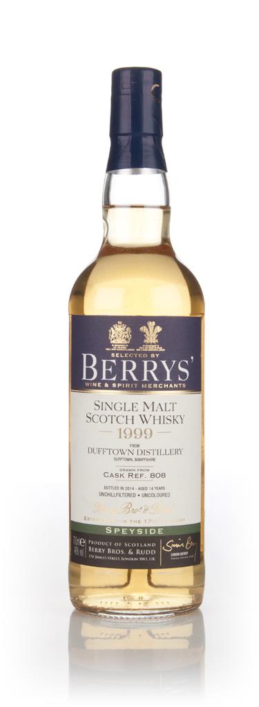 Dufftown 14 Year Old 1999 (cask 808) (Berry Bros. & Rudd) Single Malt Whisky