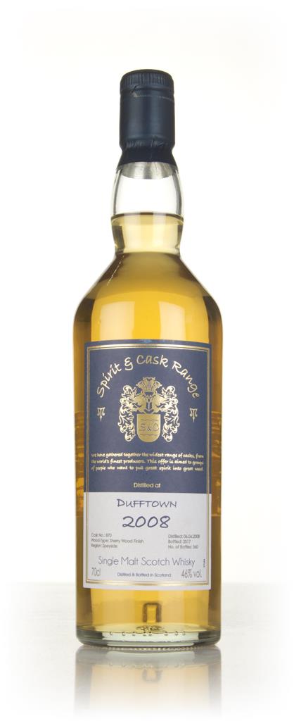 Dufftown 2008 (bottled 2017) (cask 870) - Spirit & Cask Range Single Malt Whisky