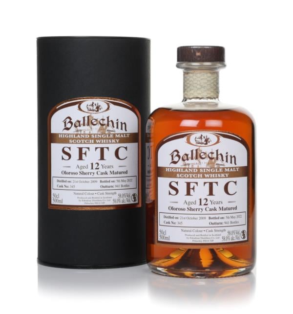 Ballechin 12 Year Old 2009 (cask 345) - Straight From The Cask Single Malt Whisky