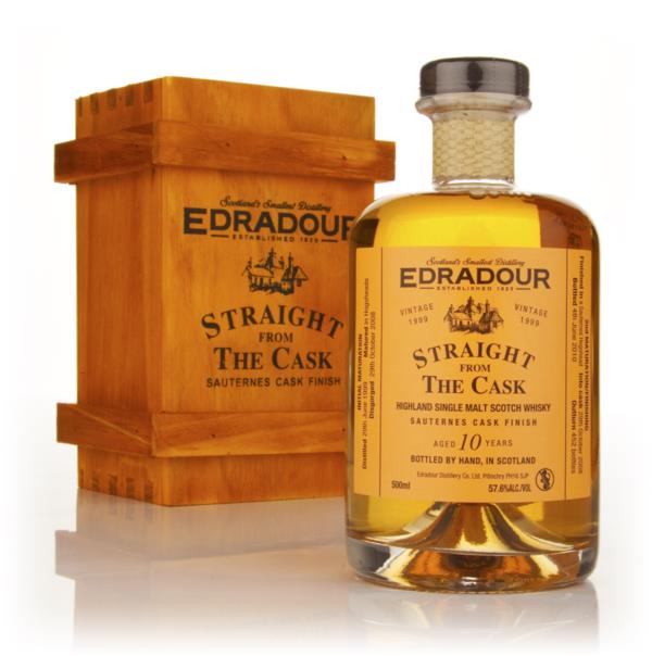 Edradour 10 Year Old 1999 Sauternes Cask Finish - Straight from the Ca Single Malt Whisky