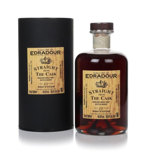 Edradour 10 Year Old 2012 (cask 280) - Straight From The Cask Single Malt Whisky