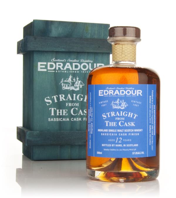 Edradour 12 Year Old 1997 Sassicaia Cask Finish - Straight from the Ca Single Malt Whisky