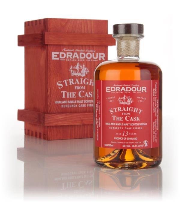 Edradour 13 Year Old 2002 Burgundy Cask Finish - Straight From The Cas Single Malt Whisky