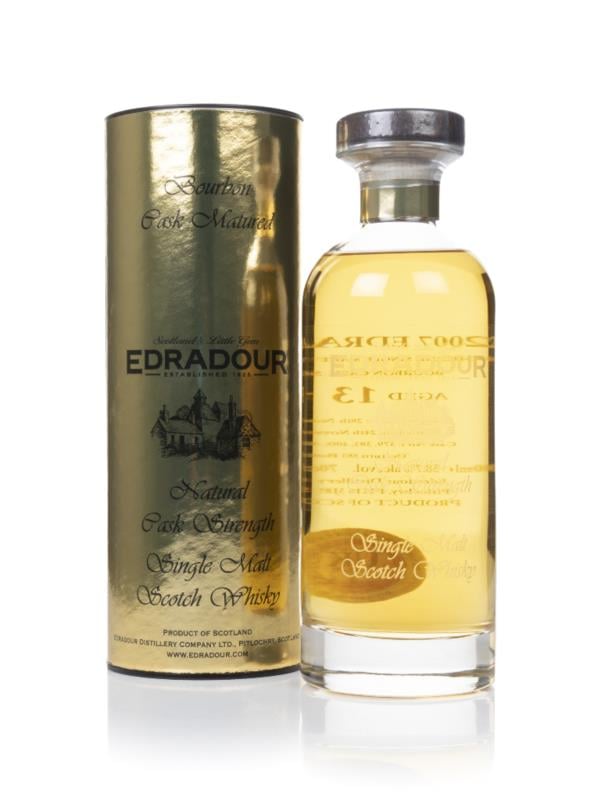 Edradour 13 Year Old 2007 Bourbon Cask Matured Natural Cask Strength - Single Malt Whisky