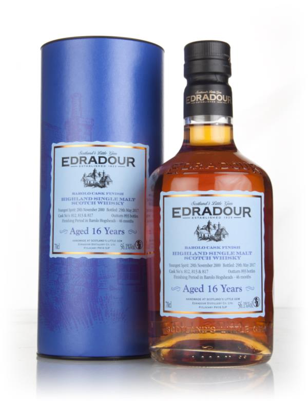 Edradour 16 Year Old 2000 - Barolo Cask Finish 56.1% Single Malt Whisky