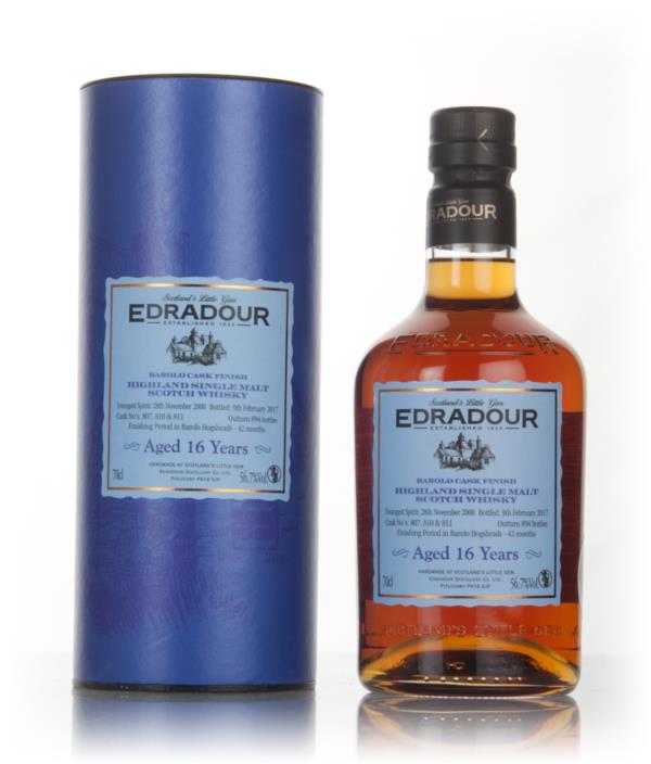 Edradour 16 Year Old 2000 - Barolo Cask Finish Single Malt Whisky