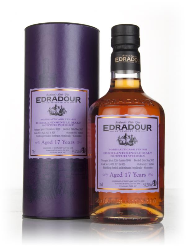 Edradour 17 Year Old 1999 - Bordeaux Cask Finish (55.2%) Single Malt Whisky