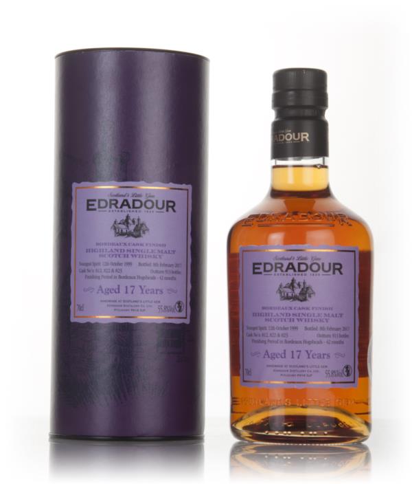 Edradour 17 Year Old 1999 - Bordeaux Cask Finish Single Malt Whisky