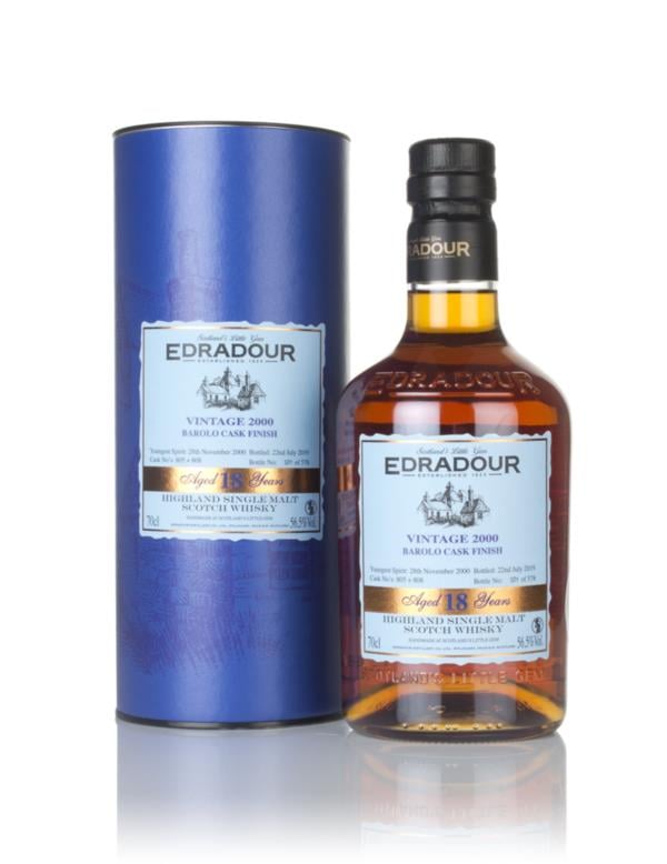 Edradour 18 Year Old 2000 - Barolo Cask Finish Single Malt Whisky