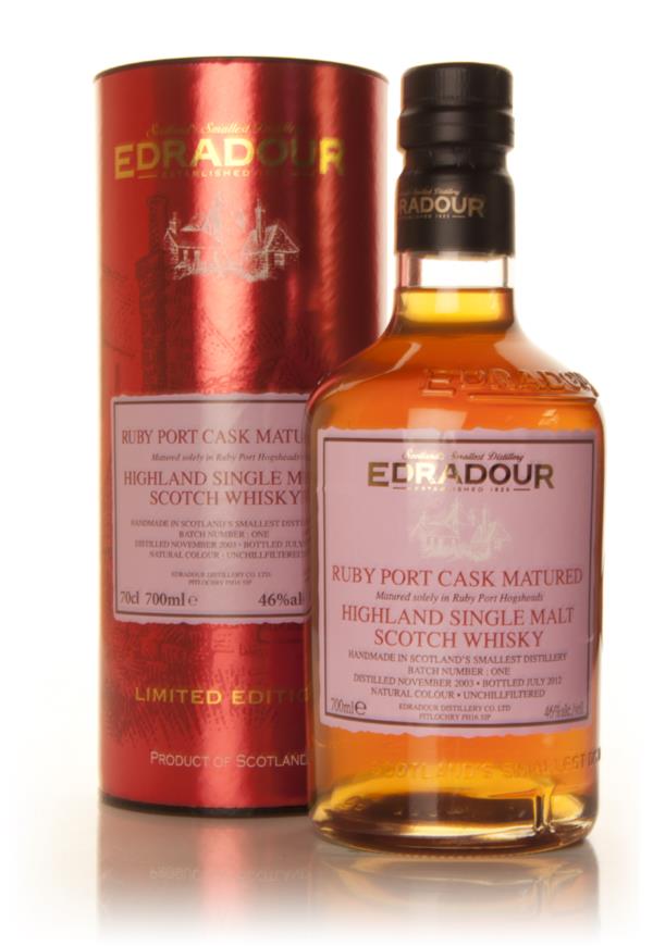 Edradour 2003 Ruby Port Cask Matured - Batch 1 Single Malt Whisky
