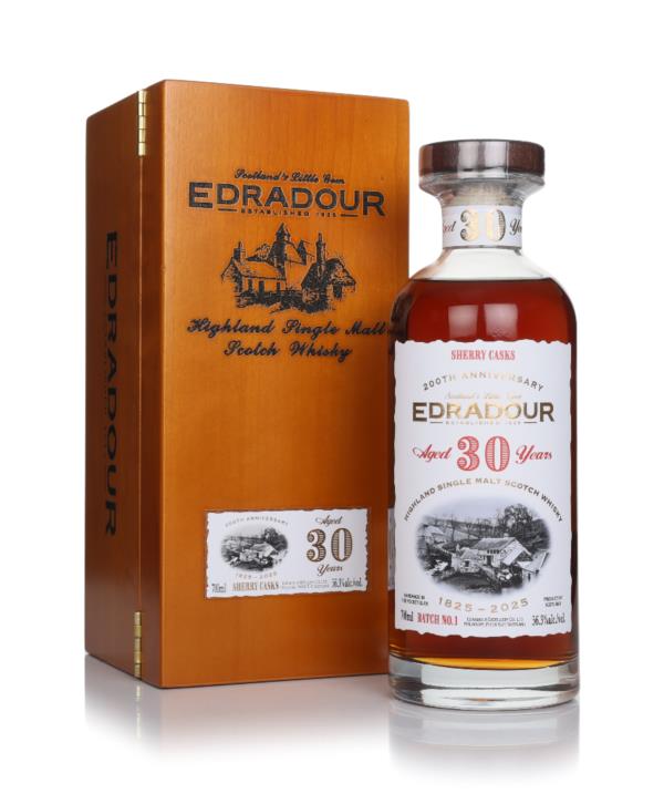 Edradour 30 Year Old 1995 (casks 2101 & 2109) - Sherry Casks Batch No. Single Malt Whisky