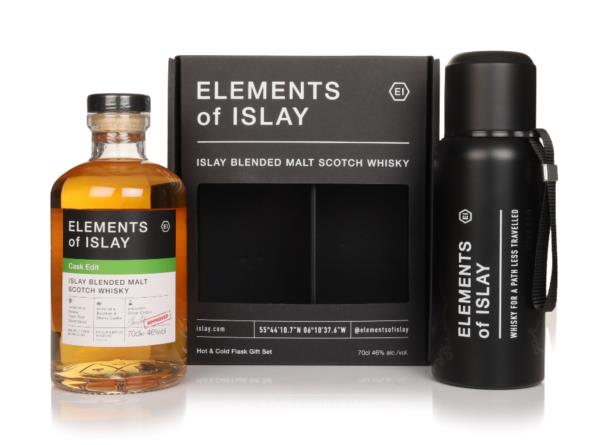Cask Edit - Elements of Islay Gift Set with Flask Blended Malt Whisky