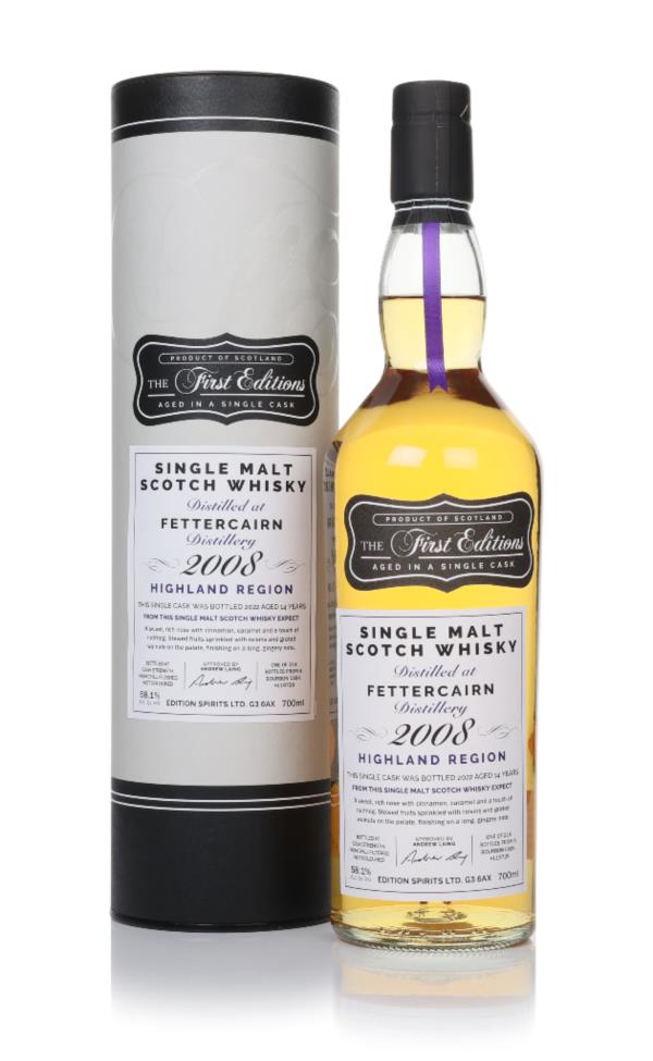 Fettercairn 14 Year Old 2008 (cask 19729) - The First Editions (Hunter Single Malt Whisky