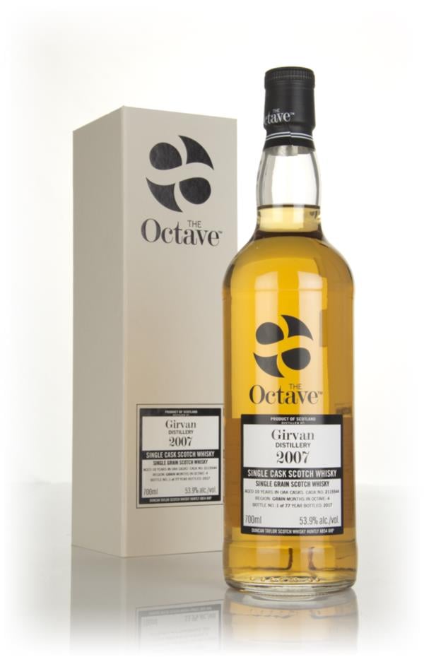 Girvan 10 Year Old 2007 (cask 2115544) - The Octave (Duncan Taylor) Grain Whisky