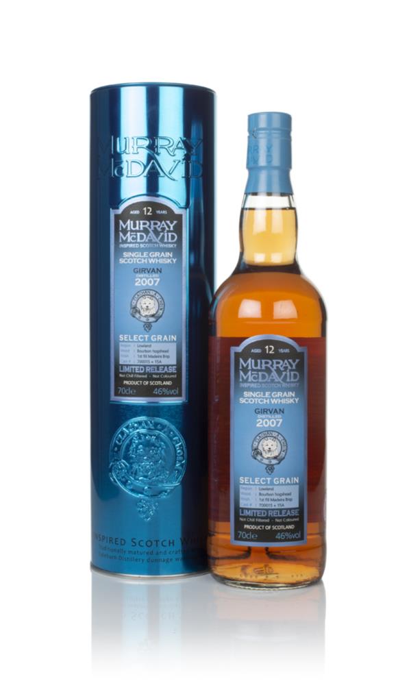 Girvan 12 Year Old 2007 (casks 700015 & 15A) - Select Grain (Murray Mc Grain Whisky