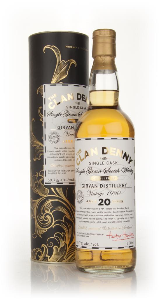 Girvan 20 Year Old 1990 - The Clan Denny (Douglas Laing) Grain Whisky