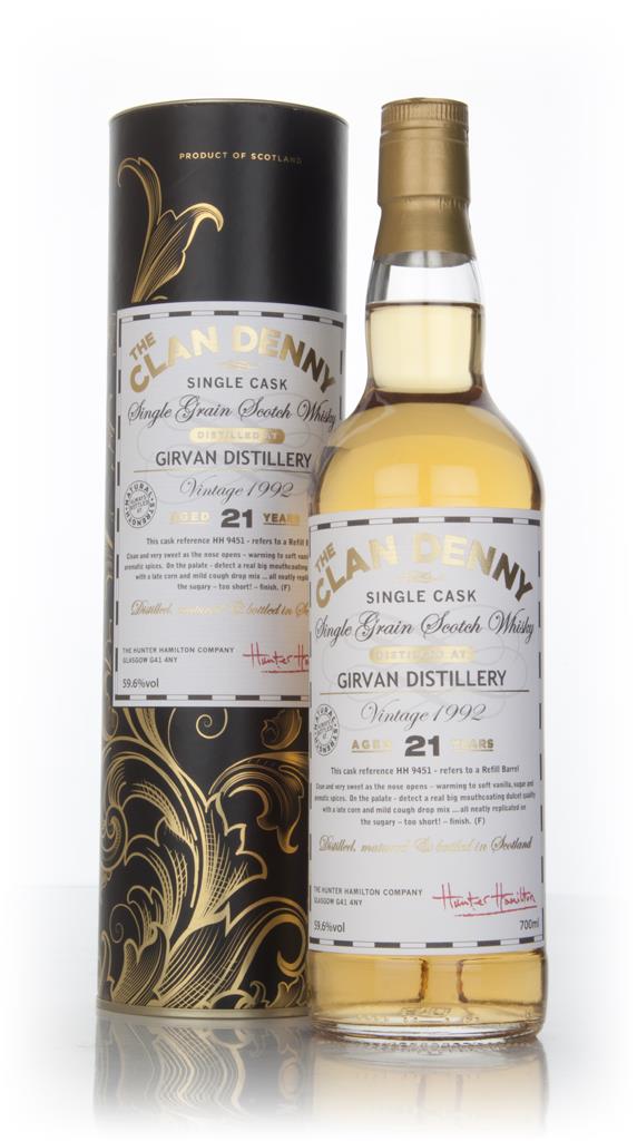 Girvan 21 Year Old 1992 (cask 9451) - The Clan Denny (Douglas Laing) Grain Whisky