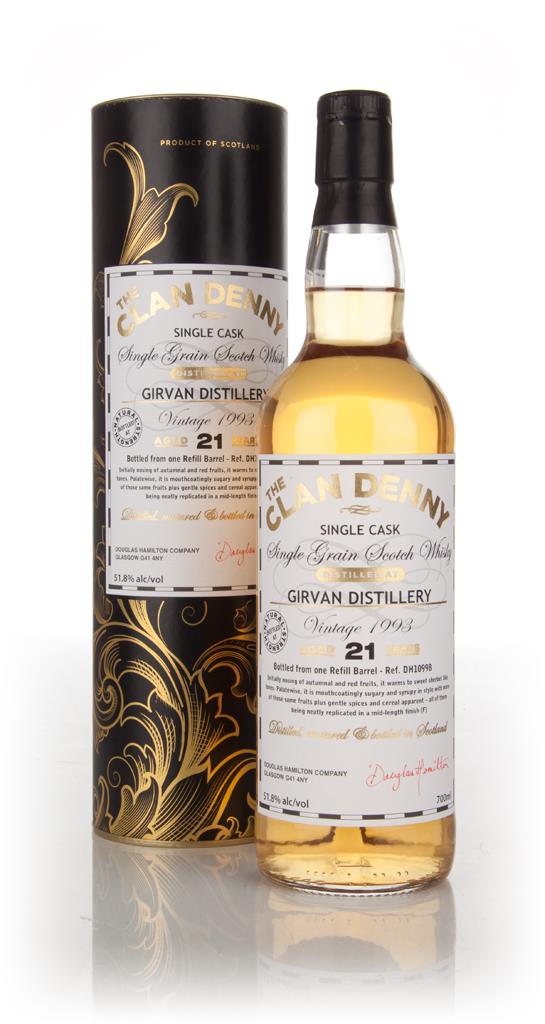 Girvan 21 Year Old 1993 (cask 10998) - The Clan Denny (Douglas Laing) Grain Whisky