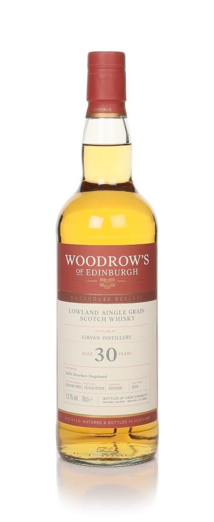 Girvan 30 Year Old 1993 (cask 300525) - Woodrow's of Edinburgh Grain Whisky