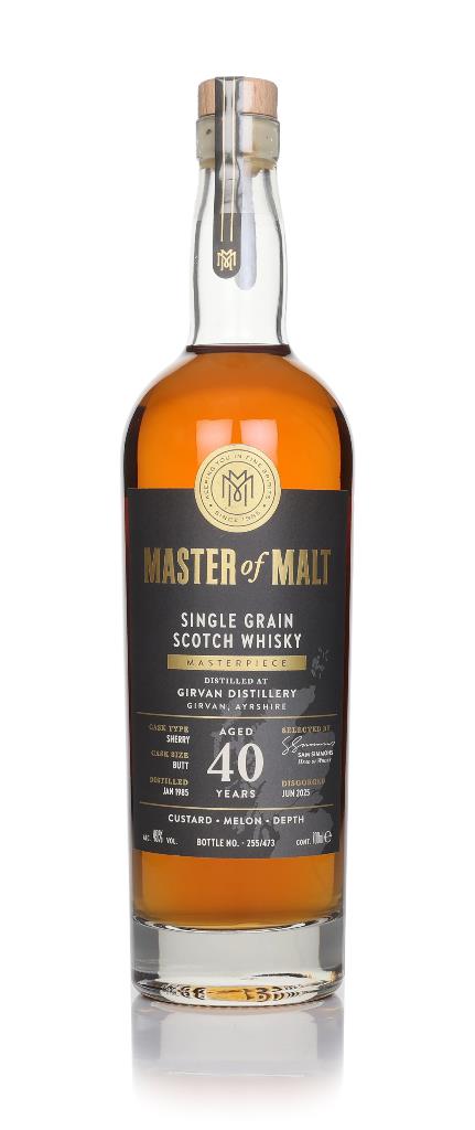 Girvan 40 Year Old 1985 (Master of Malt 40th Anniversary Bottling) Grain Whisky