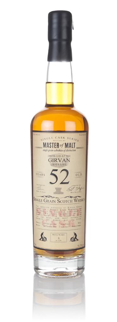 Girvan 52 Year Old 1964 - Single Cask (Master of Malt) Grain Whisky
