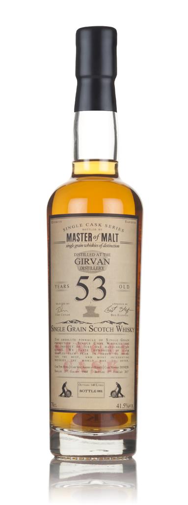 Girvan 53 Year Old 1964 - Single Cask (Master of Malt) Grain Whisky