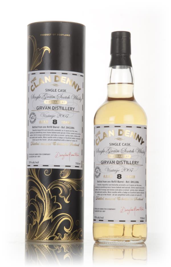 Girvan 8 Year Old 2007 (cask 11006) - The Clan Denny (Douglas Laing) Grain Whisky