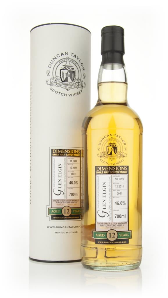 Glen Elgin 12 Year Old 1999 - Dimensions (Duncan Taylor) Single Malt Whisky