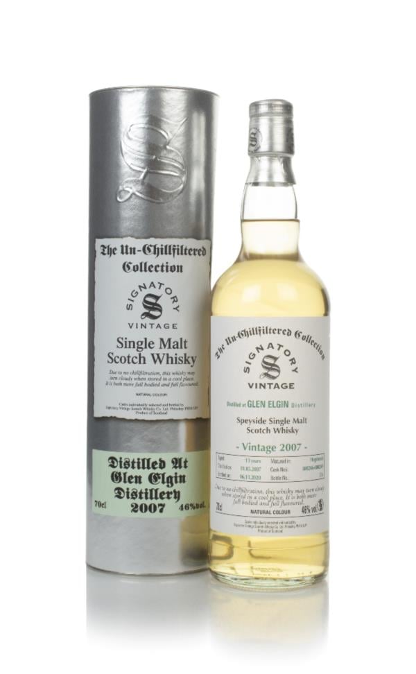 Glen Elgin 13 Year Old 2007 (casks 800246 & 800249) - Un-Chillfiltered Single Malt Whisky