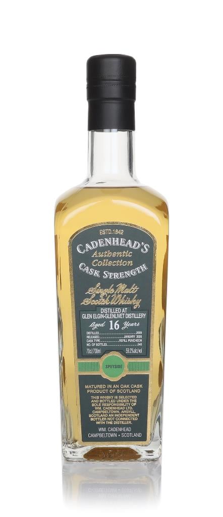 Glen Elgin 16 Year Old 2009 - Cadenheads Authentic Collection Single Malt Whisky