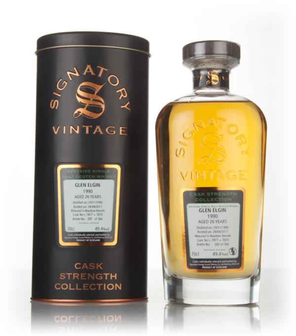 Glen Elgin 26 Year Old 1990 (asks 7877 & 7870) - Cask Strength Collect Single Malt Whisky