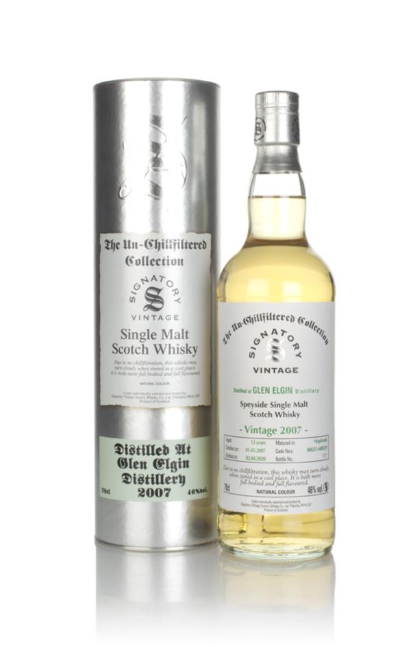 Glen Elgin 12 Year Old 2007 (casks 800251 & 800529) - Un-Chillfiltered Single Malt Whisky